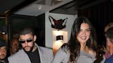 Kendall Jenner and Bad Bunny Step Out for Paris Dinner Date in Matching Gray Looks