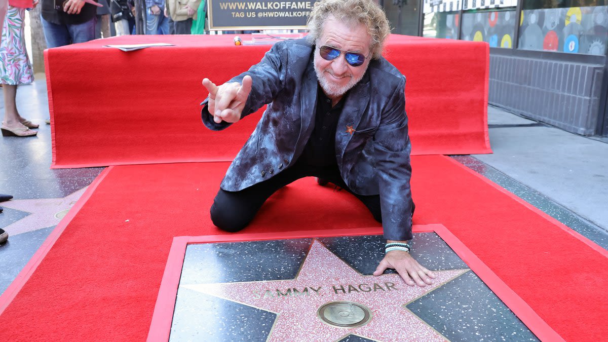 Sammy Hagar receives star on Hollywood Walk of Fame