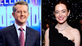 Ken Jennings Says “Jeopardy!” Would Take Emma Stone 'In a Heartbeat' — but She Still Has to Pass a Test