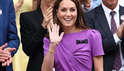 Kate Middleton reaparece entre el público de la final de Wimbledon