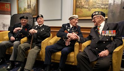 Normandy veterans share ‘bit of living history’ ahead of D-Day anniversary