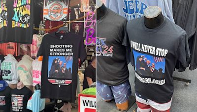 "Shooting Makes Me Stronger": Donald Trump Attack T-shirts Go On Sale Online