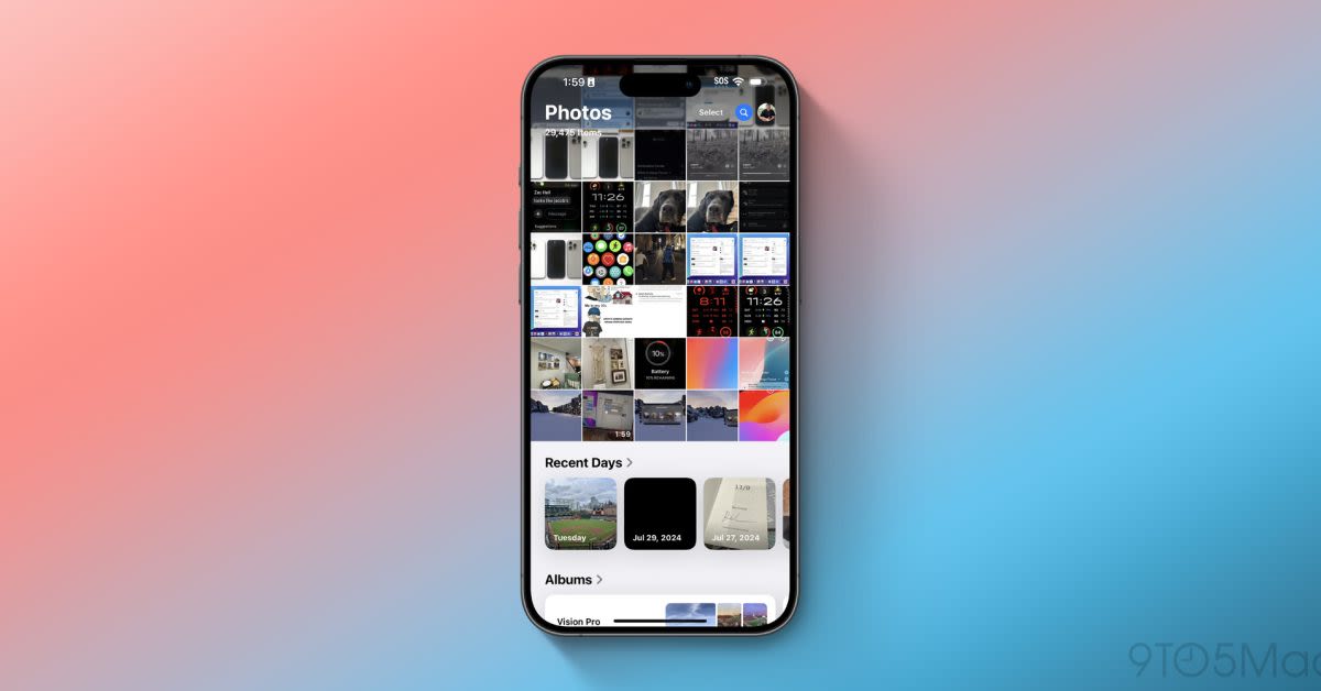 Apple removes Carousel in Photos as part of changes based on iOS 18 beta feedback - 9to5Mac