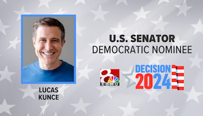 Lucas Kunce wins Missouri's U.S. Senate Democratic primary in bid to unseat Josh Hawley