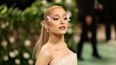 Ariana Grande Looks Like a Modern-Day Princess in a Mother of Pearl Loewe Gown