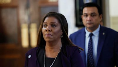 New York Attorney General Letitia James opposes company holding Trump's $175 million bond in civil fraud case