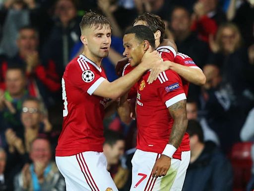 Luke Shaw and Memphis Depay share holiday snap on social media