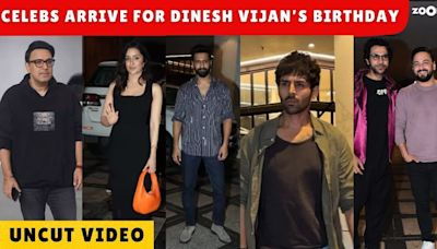 Shraddha Kapoor, Vicky Kaushal, and Kartik Aaryan at Dinesh Vijan’s Birthday Party | Full Video