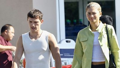 Zendaya & Tom Holland Do His-and-Hers Tanktops For a Casual Date