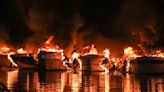 A fire at a marina in Croatia destroys 22 boats, causes huge damage but no injuries