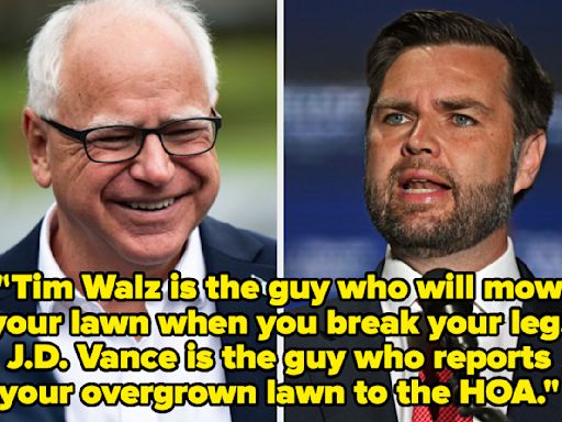 People Are Making Hilarious Comparisons Between Tim Walz And J.D. Vance, And This Is Why I Love The Internet