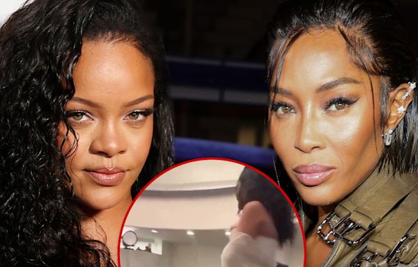 Rihanna Seemingly Ignores Naomi Campbell At New York Fashion Week