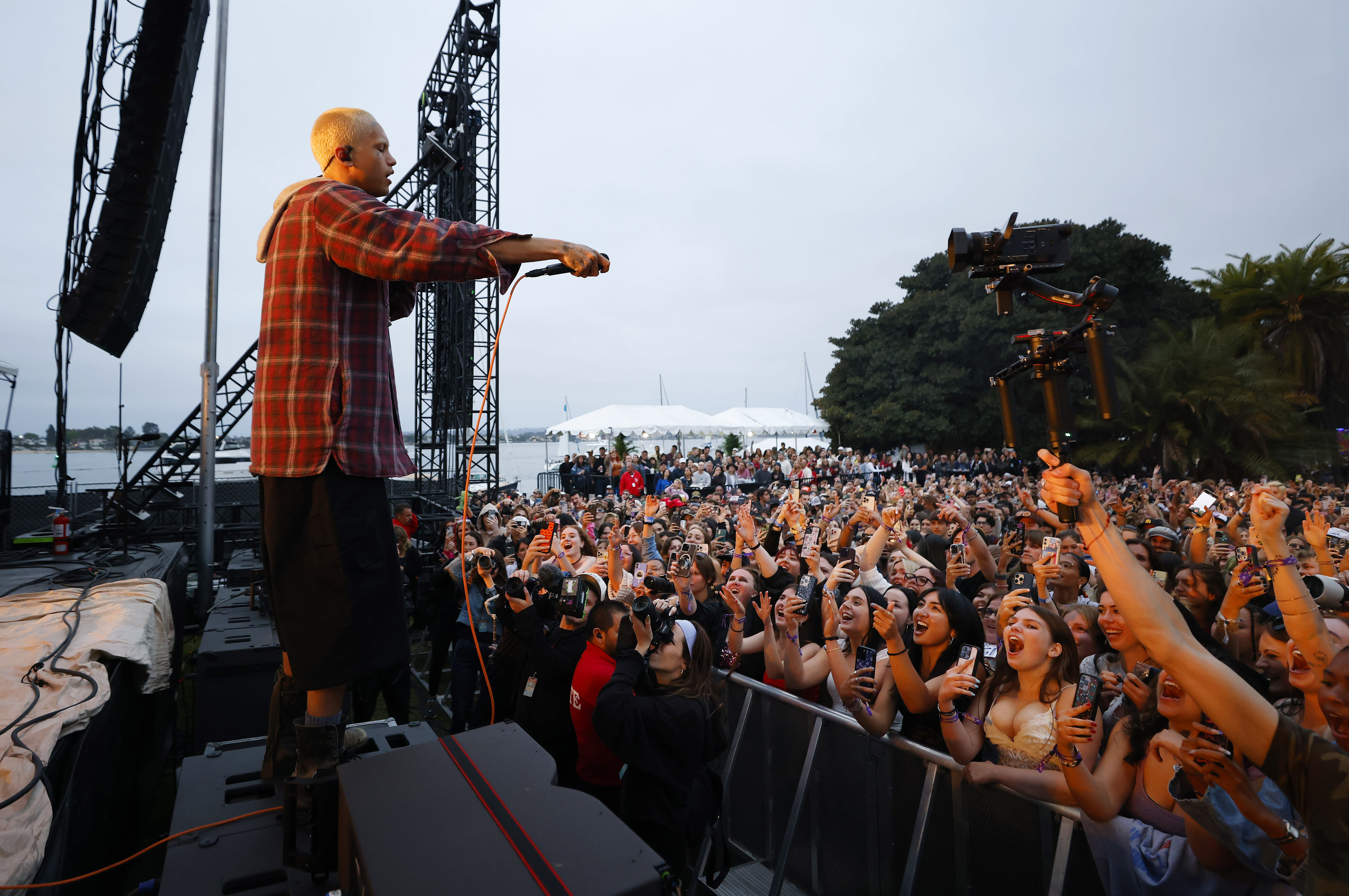 Wonderfront festival delivered the hits Saturday on a night when the San Diego Padres went scoreless