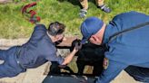 Ducklings rescued from storm drain, returned to mom