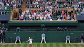 Who is in the Royal Box at Wimbledon today?