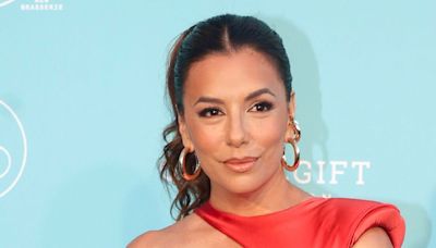 Eva Longoria suffers wardrobe malfunction in racy cut-out dress