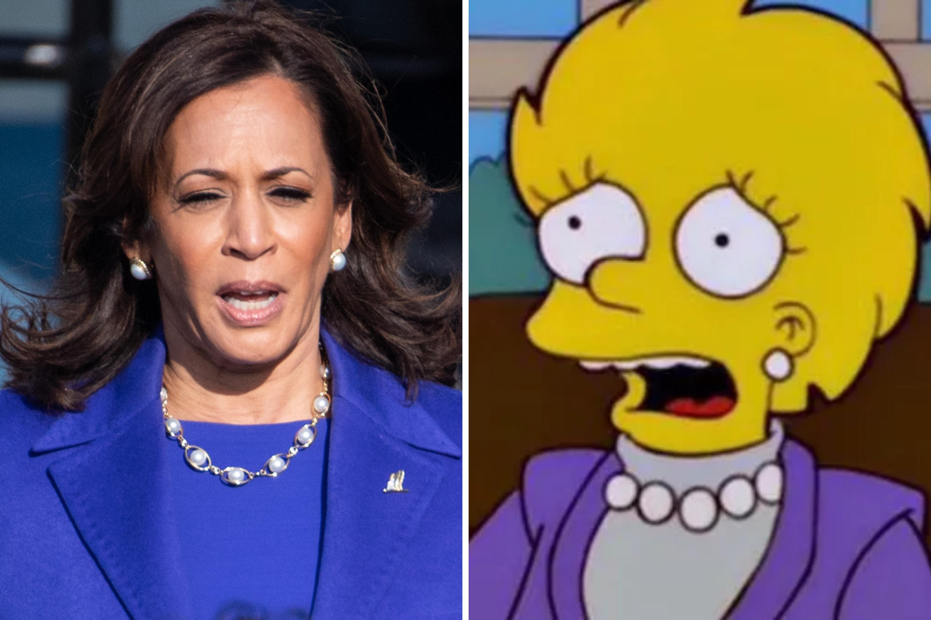 Did "The Simpsons" predict Kamala Harris becoming president?