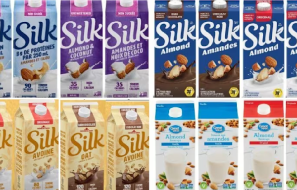 Silk, Great Value plant-based beverages recalled across Canada