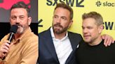 Jimmy Kimmel says Ben Affleck and Matt Damon offered to pay his late-night staff 'out of pocket' amid the writers strike