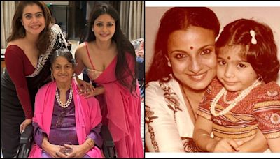 "Evergreen, crazy, beautiful Goddess": Kajol, Tanishaa celebrate mom Tanuja's 81st birthday [Inside Pics]