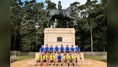 Officers cycle in memory of fallen colleagues
