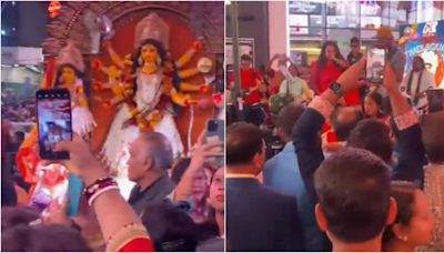 'History has been scriped': Durga Puja goes to New York's Times Square for first time ever. Watch