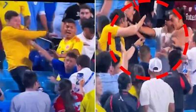 Uruguay's Darwin Nunez, Ronald Araujo among other players clash with Colombia fans after Copa America defeat