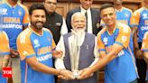 Delhi done! T20 World Cup winners Team India leaves for Mumbai after meeting PM Narendra Modi. Watch | Cricket News - Times of India