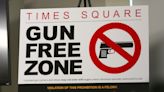 Times Square tendrá desde hoy letreros que dicen que es zona libre de armas