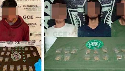 Detienen a 4 “narcos” en la Zona Altiplano