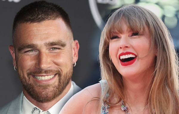 Travis Kelce Throws Heart Hands as Taylor Swift Performs 'The Alchemy'