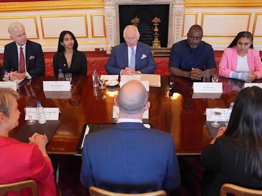 King, PM and Idris Elba host event for young people to discuss issues they face