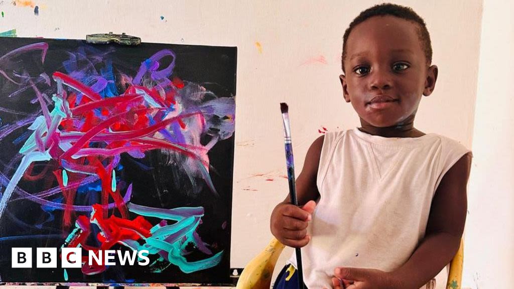 Ace-Liam Ankrah: Ghanaian toddler sets record as youngest male artist