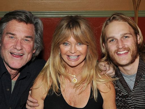 Goldie Hawn and Kurt Russell's only son Wyatt surrounded by family on extra poignant day