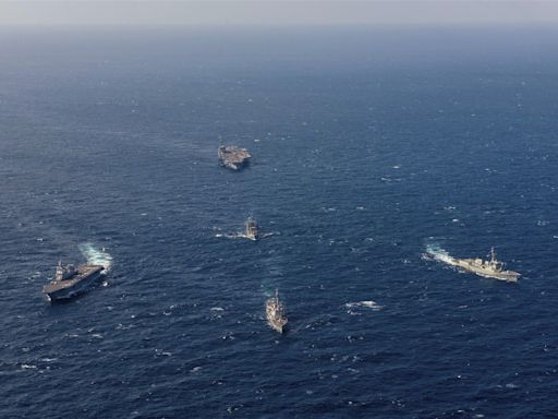 南韓海軍啟航 參與環太平洋軍演