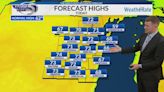 Sunny and warm going into the weekend