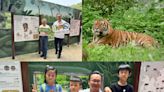 台灣虎航持續支持動物保育 台北市立動物園馬來虎保育立牌