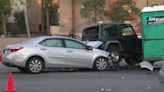 1 killed in crash involving a trailer pulling a porta potty in Studio City