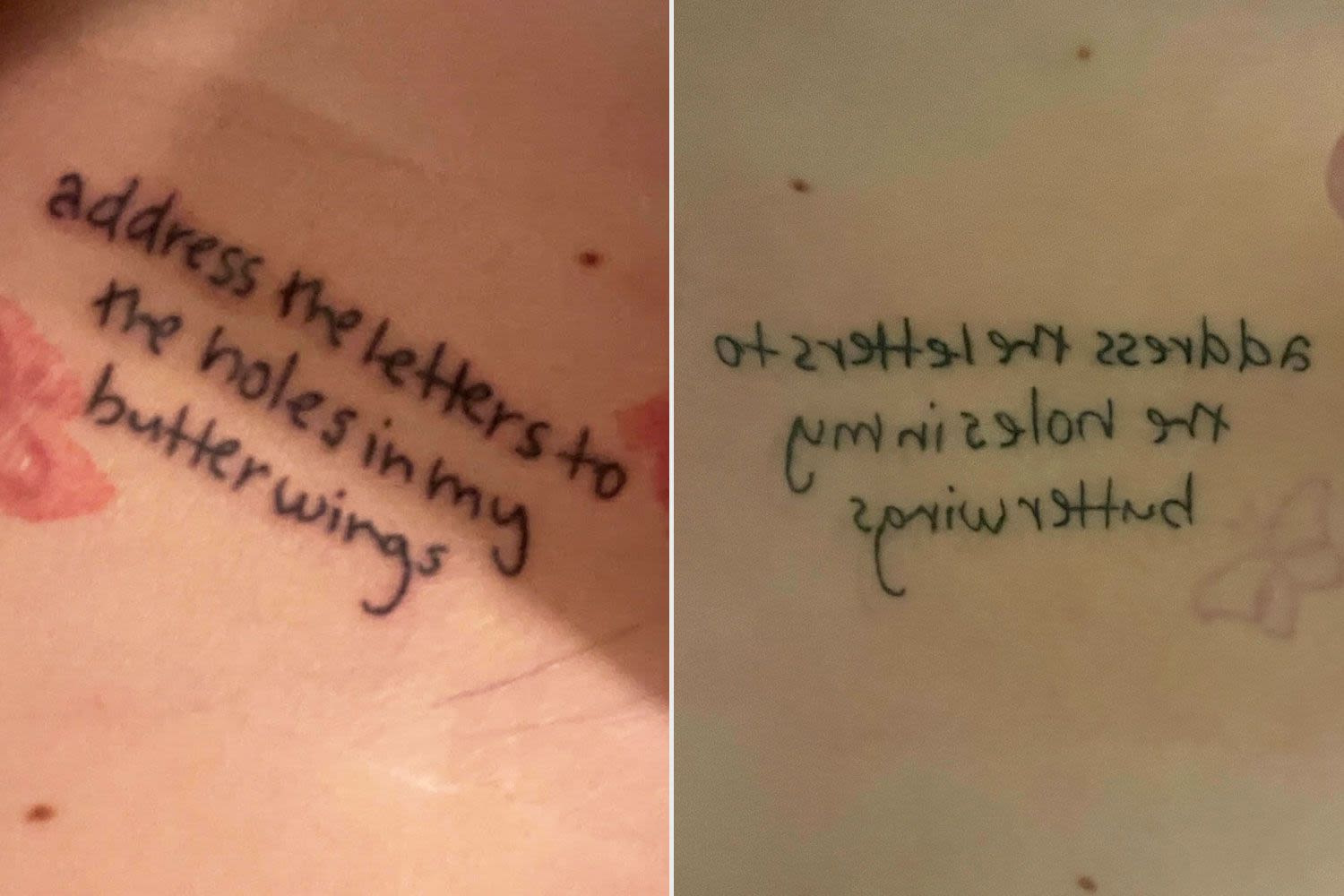 Woman Gets Tattoo of Olivia Rodrigo Lyrics on Her Wrist — and the Glaring Typo Goes Viral (Exclusive)