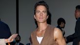 Matt Bomer Shows Off His Arms at Giorgio Armani Show in Milan