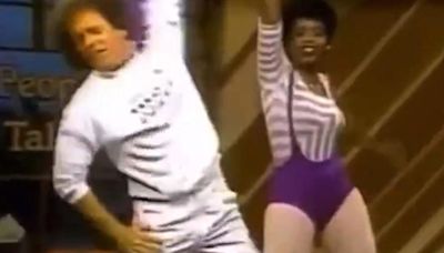 Late fitness guru Richard Simmons visited WJZ for Oprah's segment in 1980s