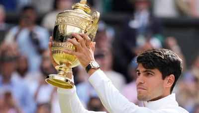 Wimbledon 2024: Carlos Alcaraz defends men's singles title with straight sets win over Novak Djokovic in final