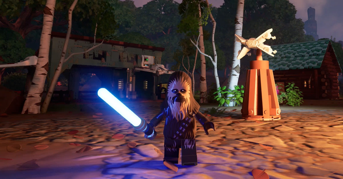 How to get a lightsaber in Star Wars Lego Fortnite