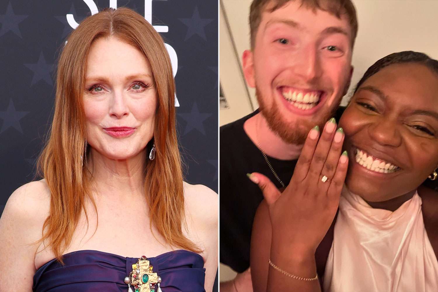 Julianne Moore’s Son Caleb Engaged to Longtime Girlfriend Kibriyaá Morgan: 'We Love You'