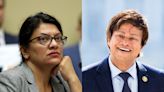 Rep. Rashida Tlaib accuses fellow Detroit-area congressman of being too 'busy posting memes' and being 'absent from doing his job' after he denounced her comments on Israel