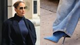 Jennifer Lopez Takes NYC Streets in The Attico Denim Boots