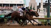 Mystik Dan wins the Kentucky Derby by a nose