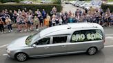 Thousands gather to pay final respects at funeral of Rob Burrow