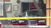 Car plows into Millington pawn shop, thieves make off with goods