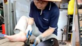 輪胎涼鞋手工製作 (圖)